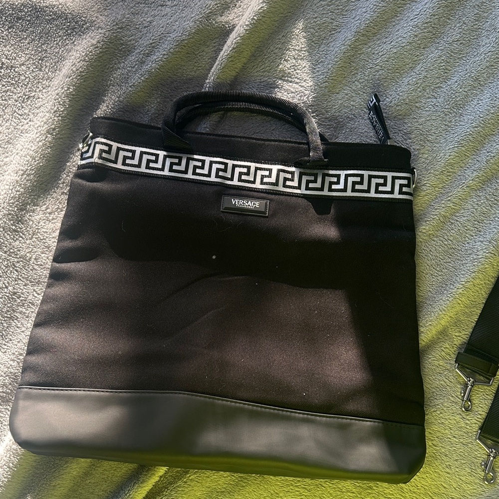 Versace Black and White shoulder Bag